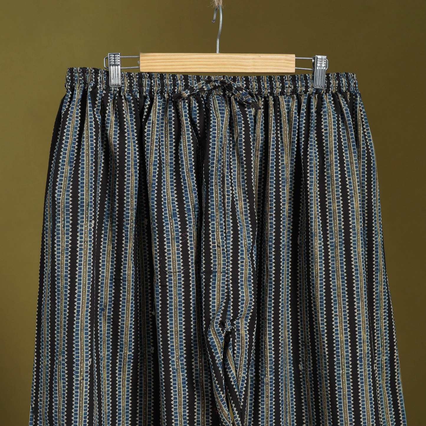 Black - cotton natural dyed afghani salwar 13 - handcrafted