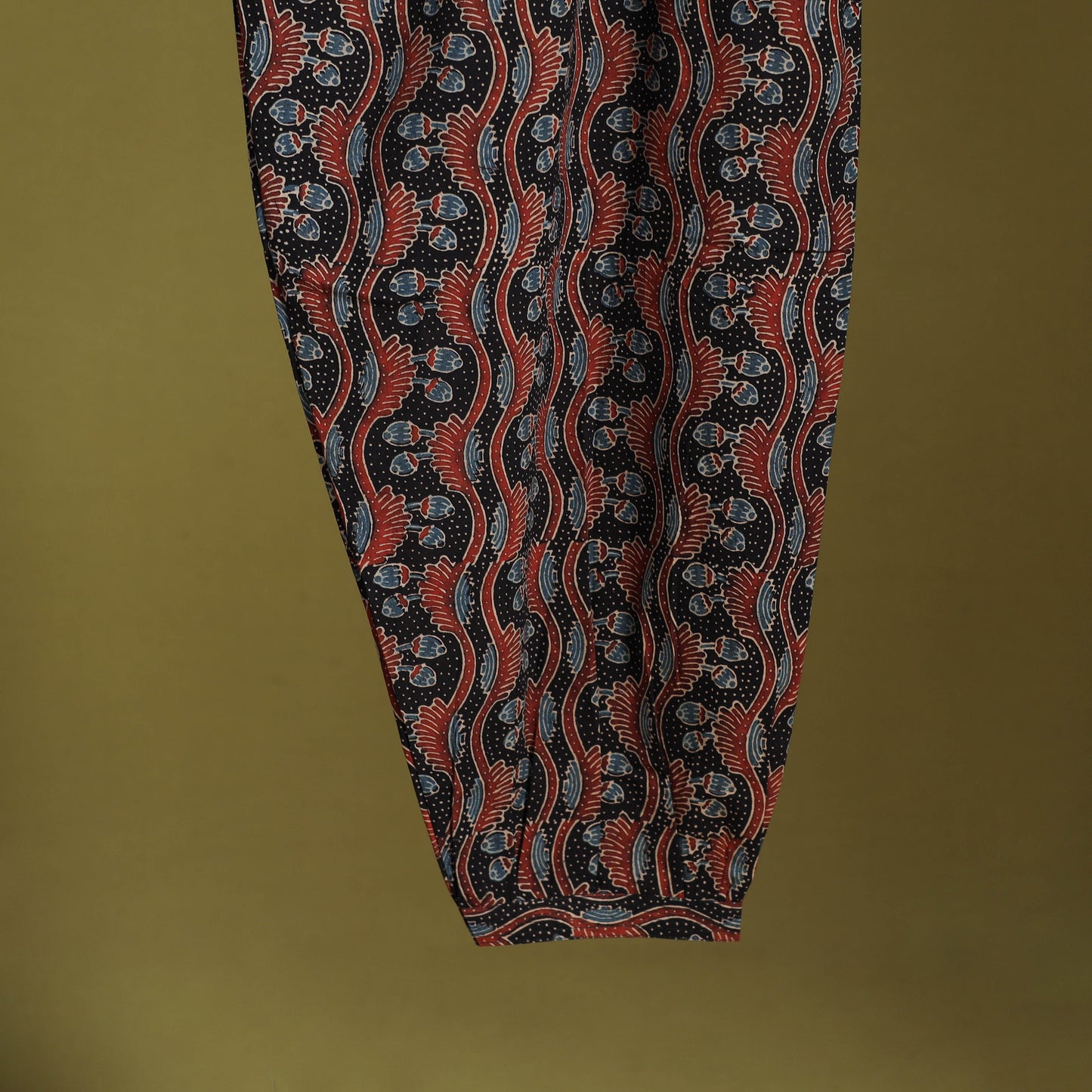 Black - cotton natural dyed afghani salwar 14 - handcrafted