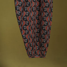 Black - cotton natural dyed afghani salwar 14 - handcrafted