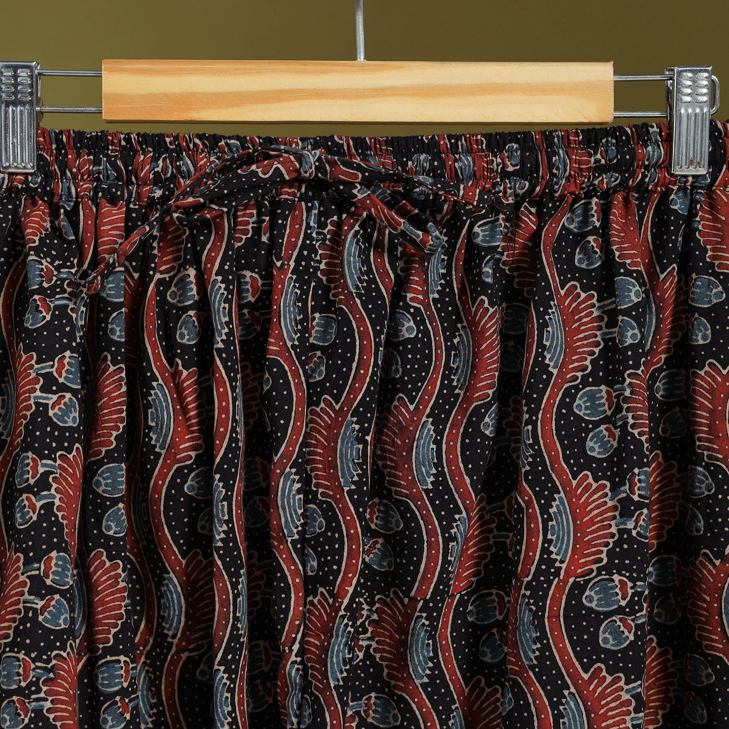 Black - cotton natural dyed afghani salwar 14 - handcrafted