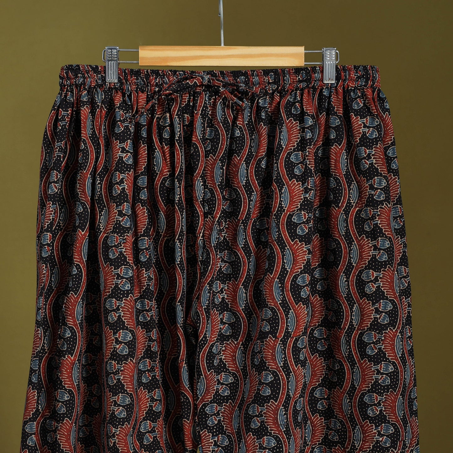 Black - cotton natural dyed afghani salwar 14 - handcrafted