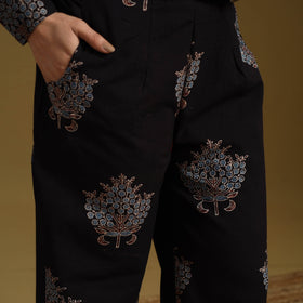 Cotton natural dyed co-ord set 02 - handcrafted