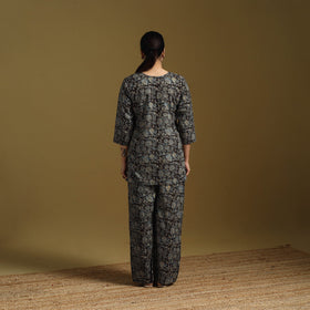 Cotton natural dyed co-ord set 08 - handcrafted