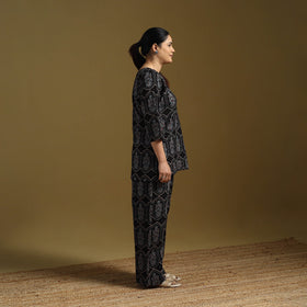 Cotton natural dyed co-ord set 10 - handcrafted