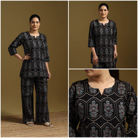 Cotton natural dyed co-ord set 10 - handcrafted