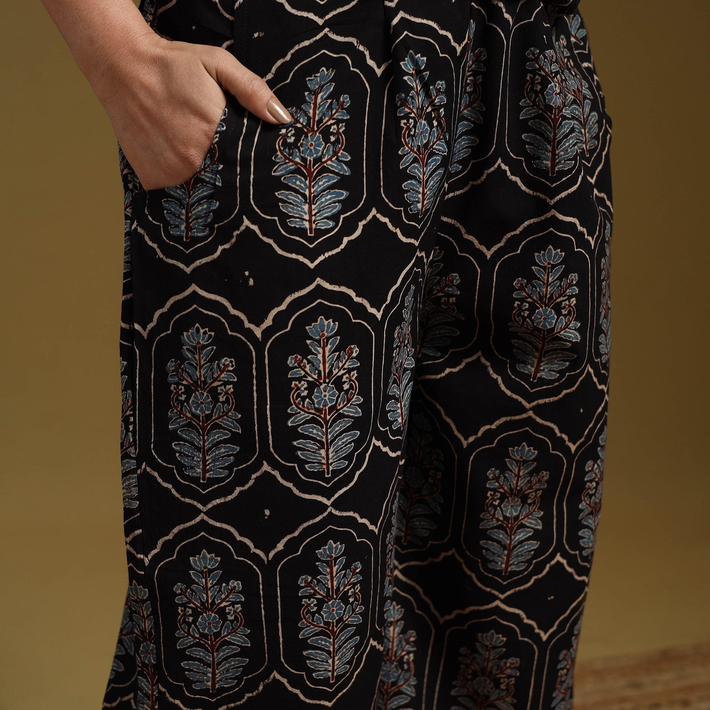 Cotton natural dyed co-ord set 10 - handcrafted