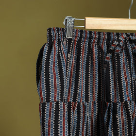 Black - cotton natural dyed salwar 09 - handcrafted