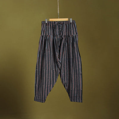 Black - cotton natural dyed salwar 09 - handcrafted