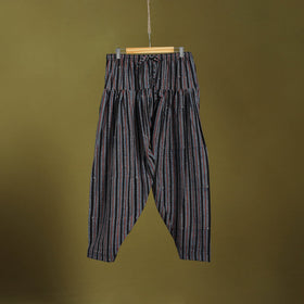 Black - cotton natural dyed salwar 09 - handcrafted