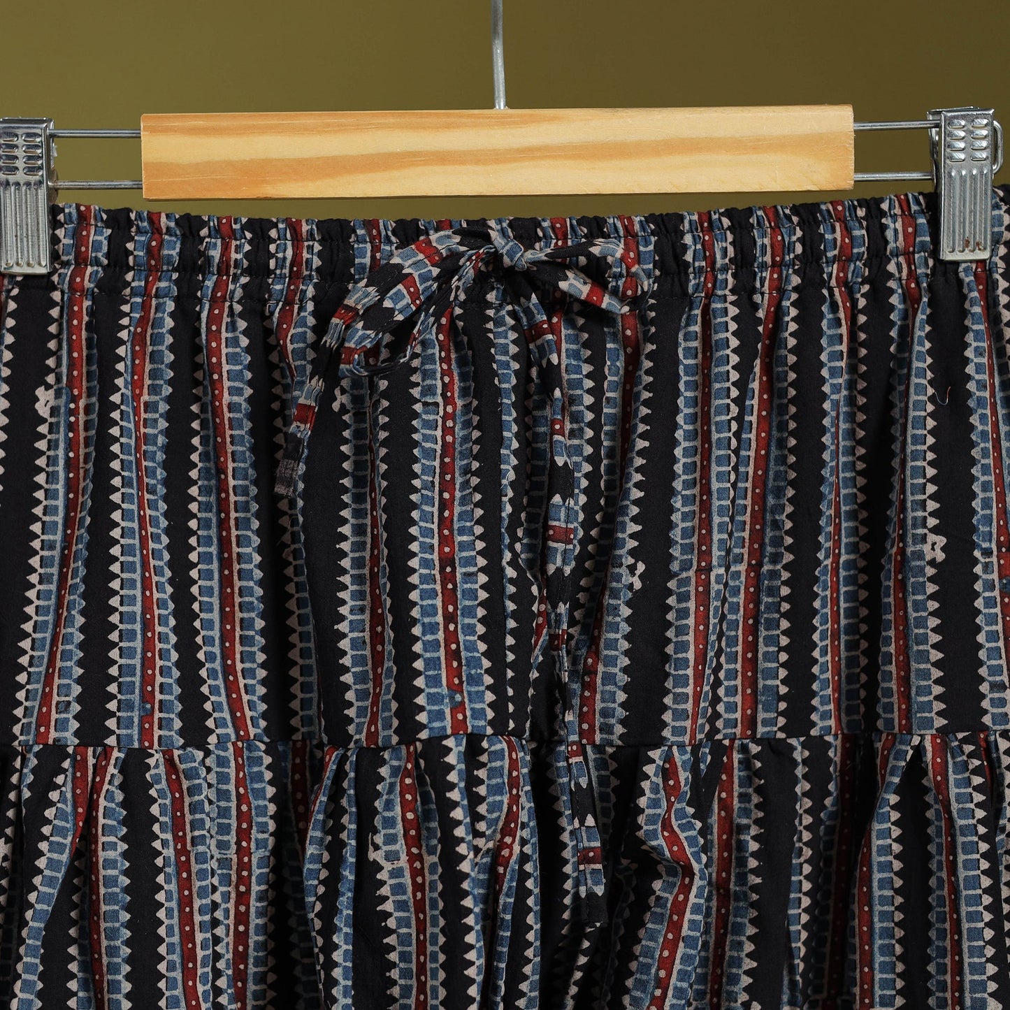 Black - cotton natural dyed salwar 09 - handcrafted