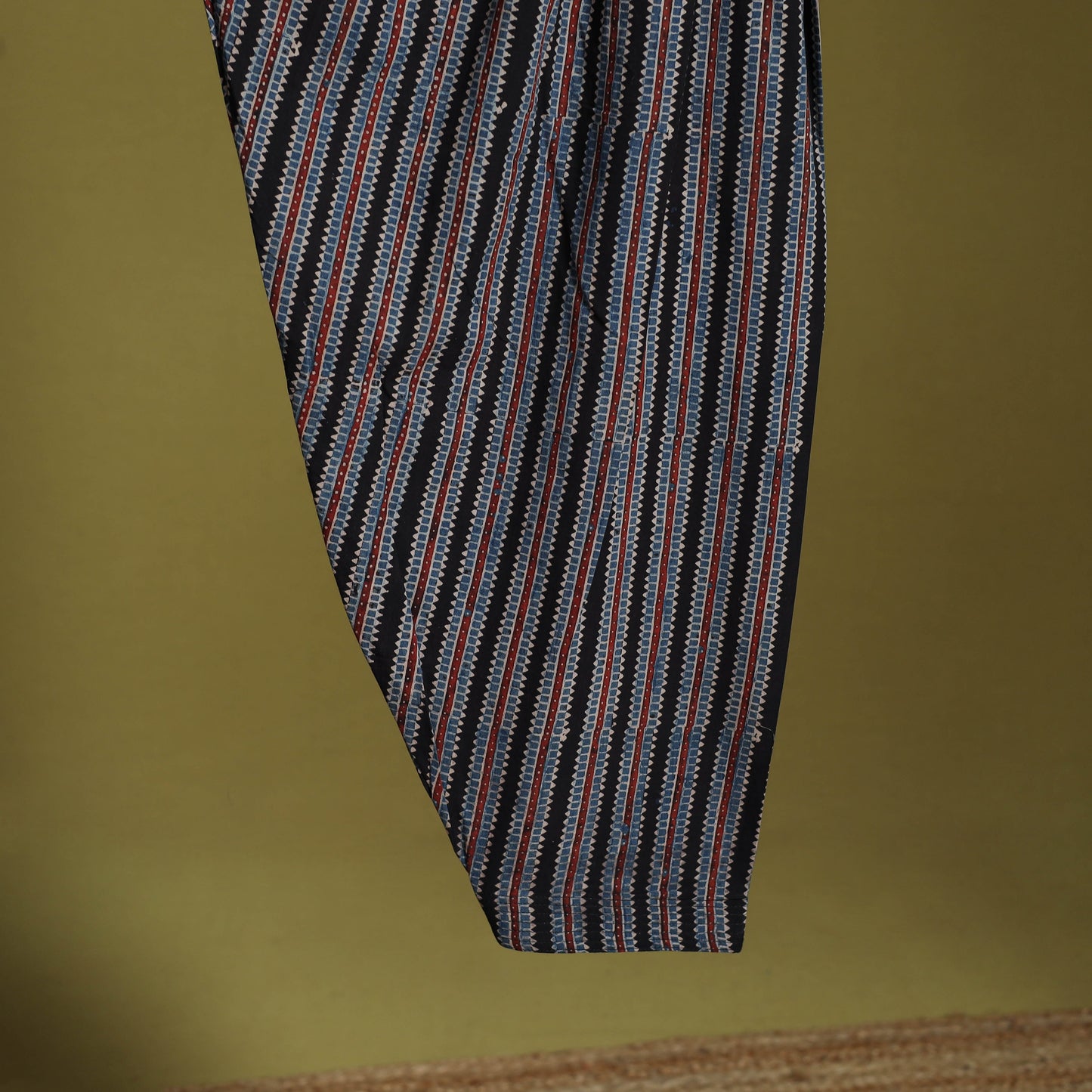 Black - cotton natural dyed salwar 09 - handcrafted