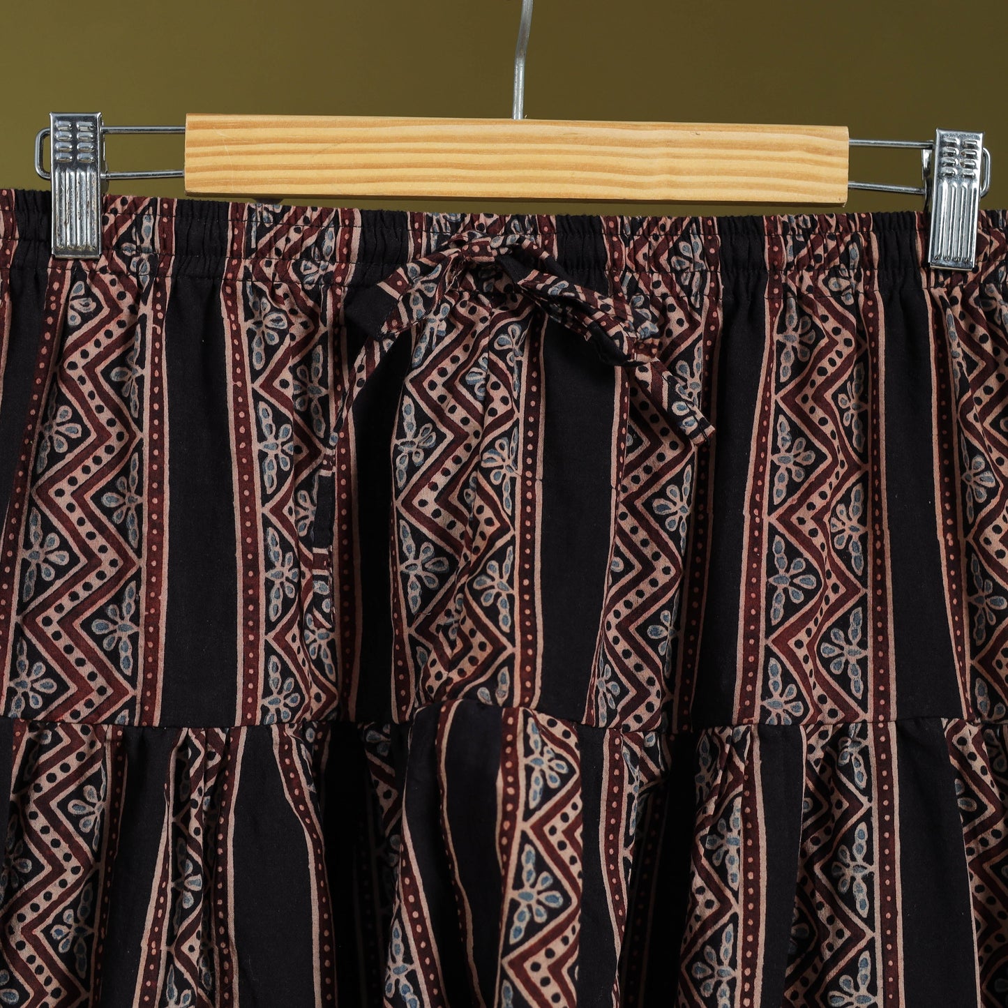 Black - cotton natural dyed salwar 10 - handcrafted