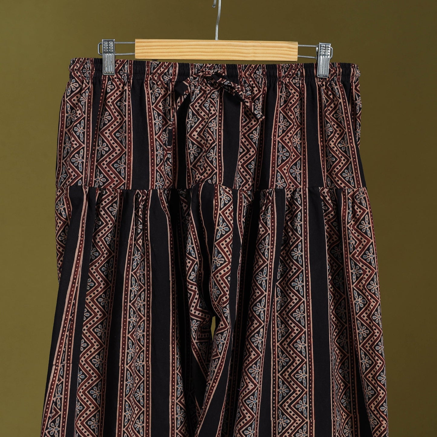 Black - cotton natural dyed salwar 10 - handcrafted