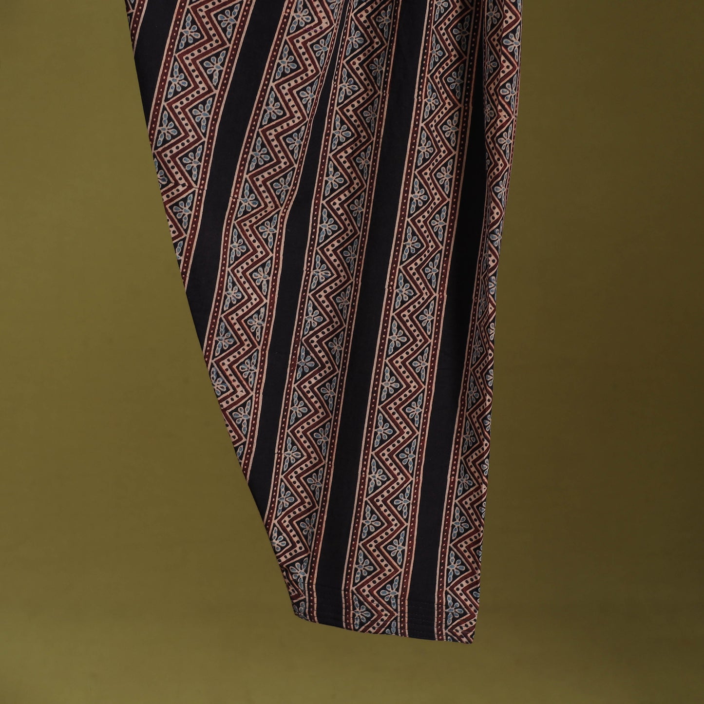 Black - cotton natural dyed salwar 10 - handcrafted