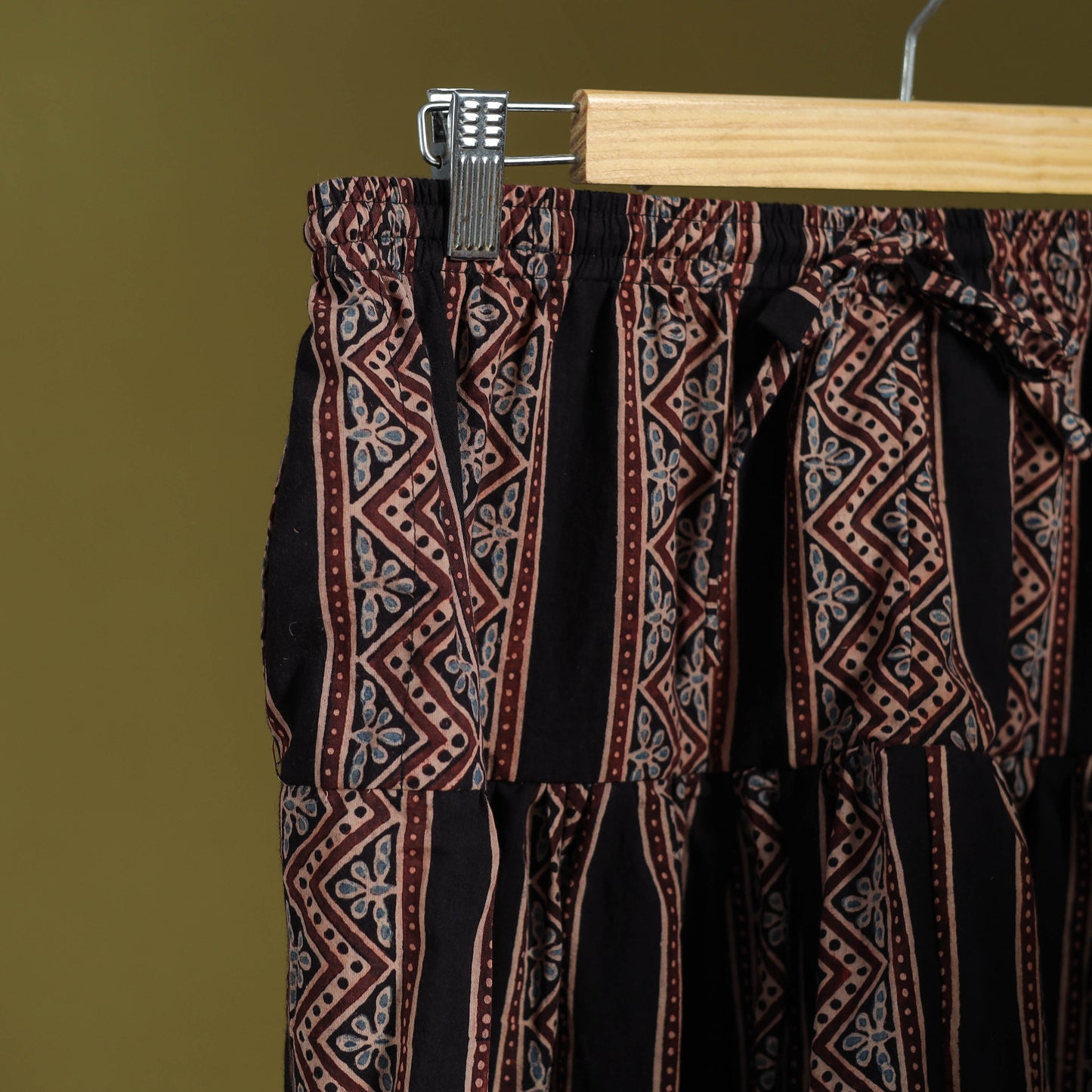 Black - cotton natural dyed salwar 10 - handcrafted