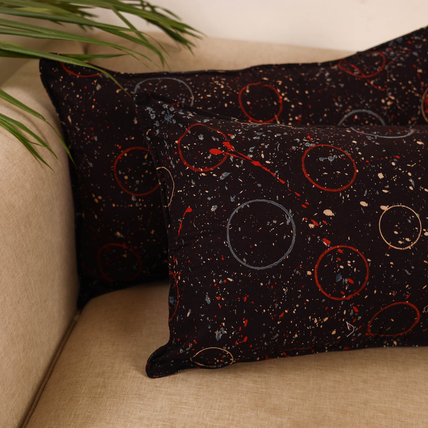 Cotton pillow covers (set of 2) 27 - handcrafted