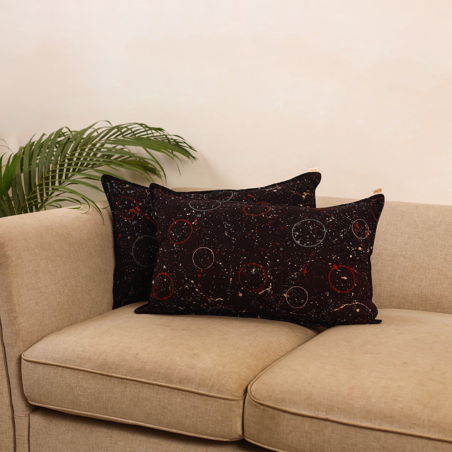 Cotton pillow covers (set of 2) 27 - handcrafted