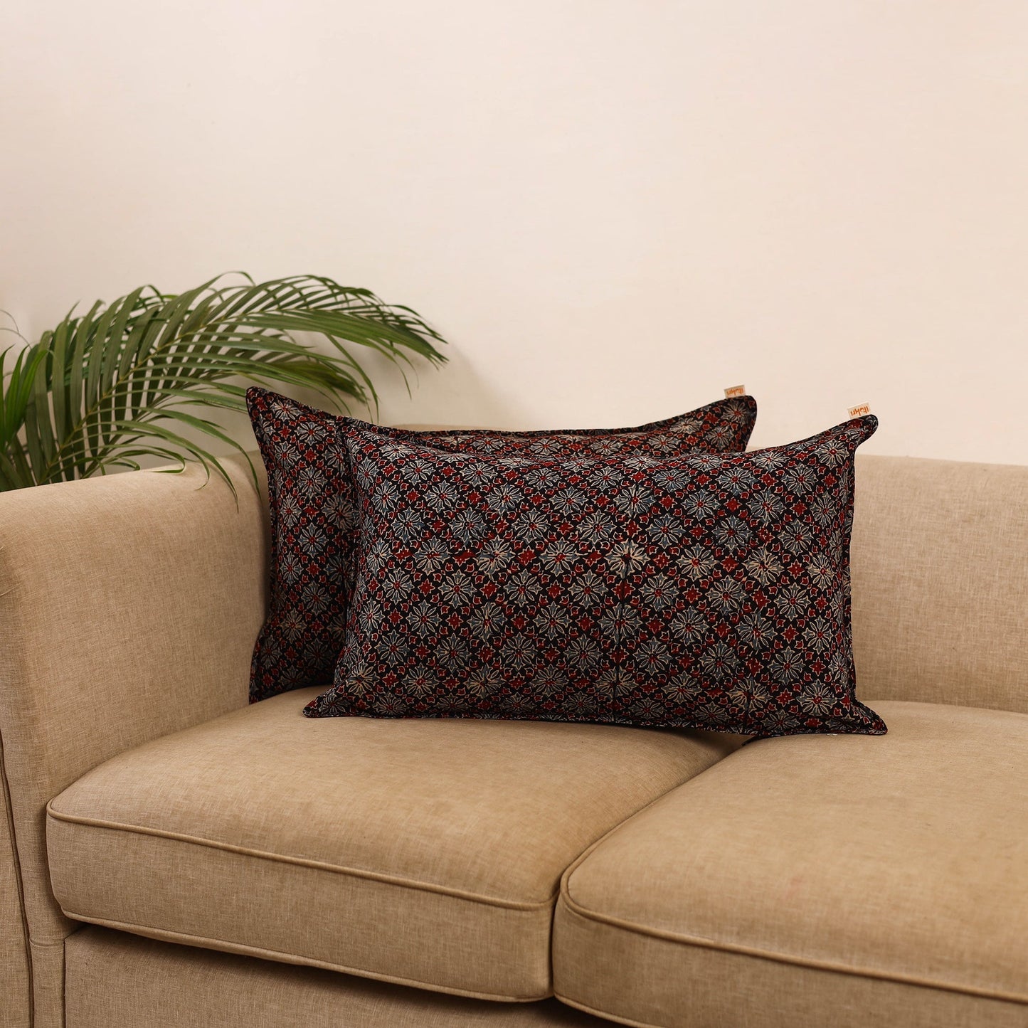 Cotton pillow covers (set of 2) 32 - handcrafted