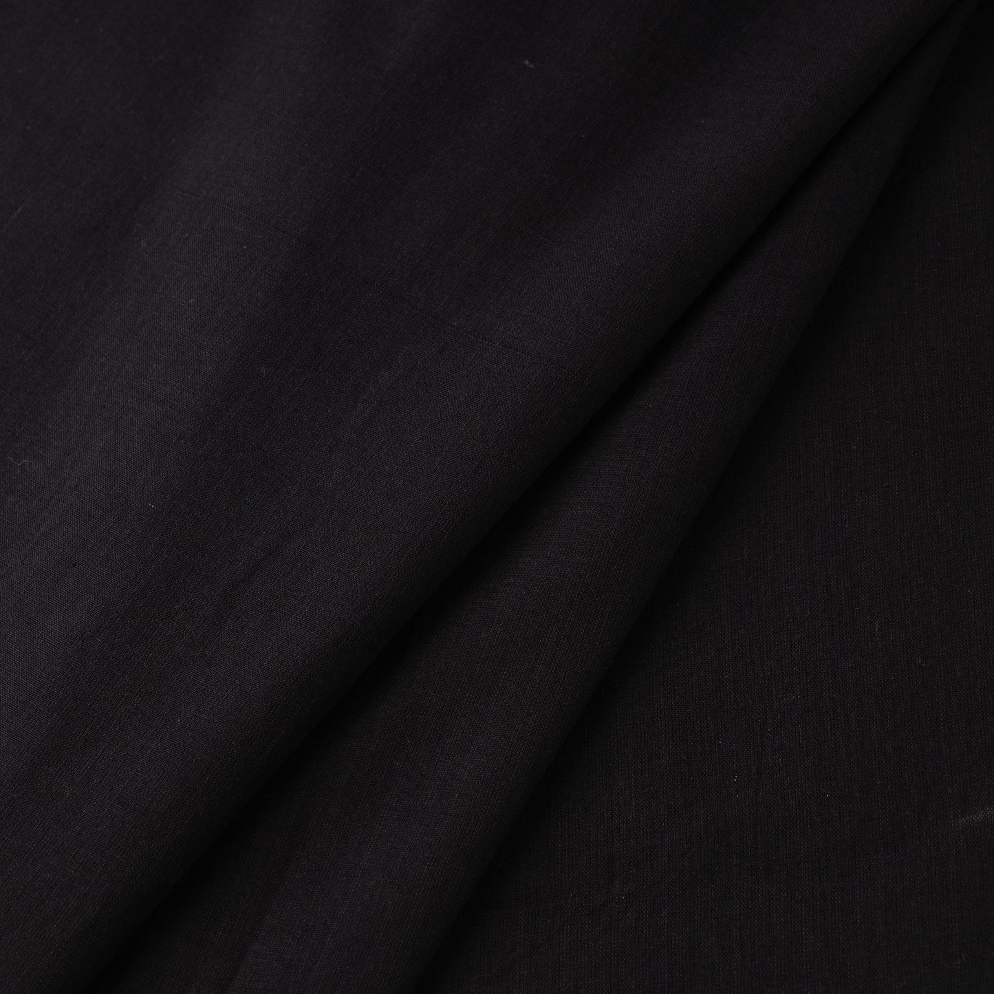Black - cotton plain fabric 14 - handcrafted