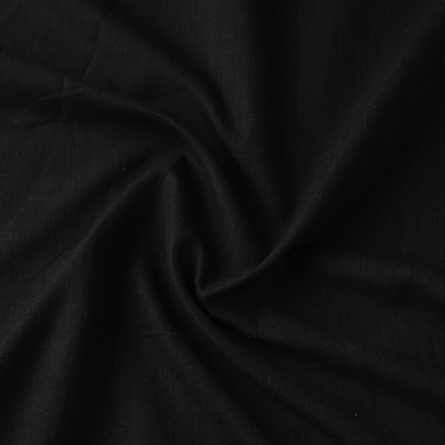 Black - cotton plain fabric 14 - handcrafted