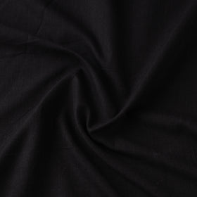 Black - cotton plain fabric 14 - handcrafted