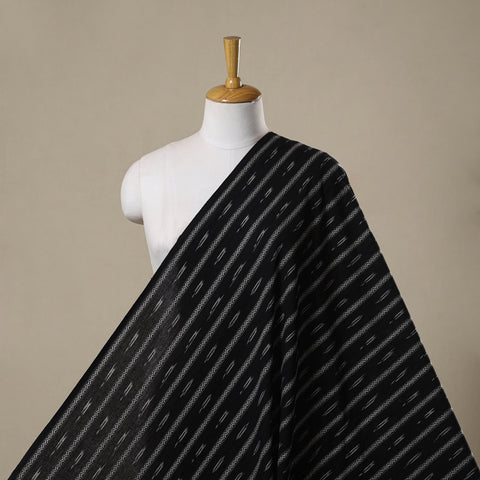 Cotton pochampally dabi ikat fabric 01 - handcrafted