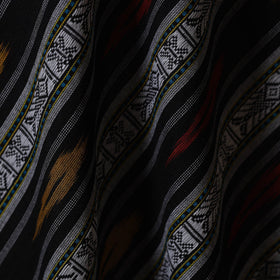 Cotton pochampally dabi ikat fabric 05 - handcrafted