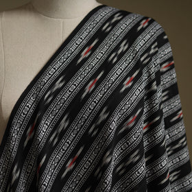 Cotton pochampally dabi ikat fabric 07 - handcrafted