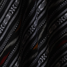 Cotton pochampally dabi ikat fabric 07 - handcrafted