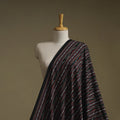 Cotton pochampally dabi ikat fabric 11 - handcrafted