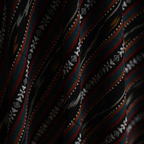 Cotton pochampally dabi ikat fabric 19 - handcrafted