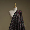Cotton pochampally dabi ikat fabric 19 - handcrafted