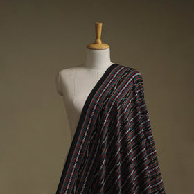 Cotton pochampally dabi ikat fabric 19 - handcrafted