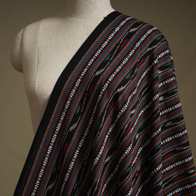 Cotton pochampally dabi ikat fabric 25 - handcrafted