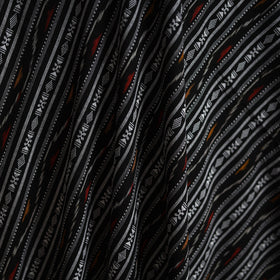 Cotton pochampally dabi ikat fabric 28 - handcrafted