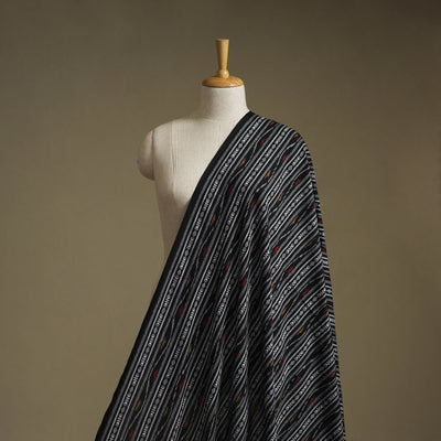 Cotton pochampally dabi ikat fabric 28 - handcrafted