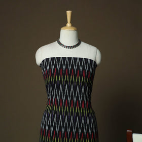 Handloom cotton pochampally ikat 3pc unstitched dress