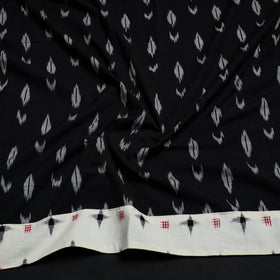 Buy Black Cotton Pochampally Ikat Blouse Piece 