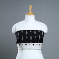Buy Black Cotton Pochampally Ikat Blouse Piece 