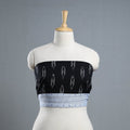 Buy Black Cotton Pochampally Ikat Blouse Piece 