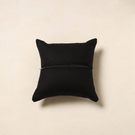 Black - cotton pochampally ikat cushion cover 37