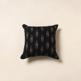 Black - cotton pochampally ikat cushion cover 37