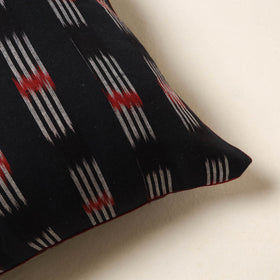 Black - cotton pochampally ikat cushion cover 38
