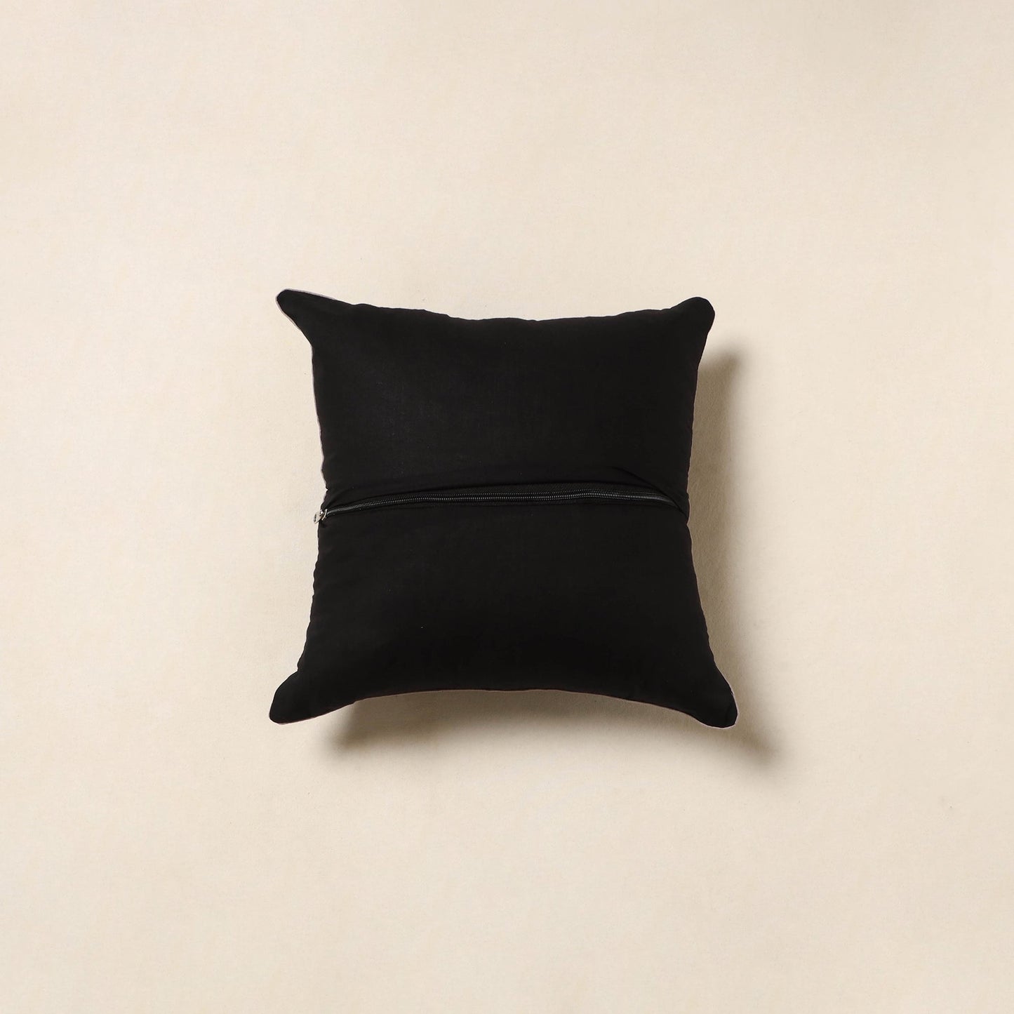 Black - cotton pochampally ikat cushion cover 39