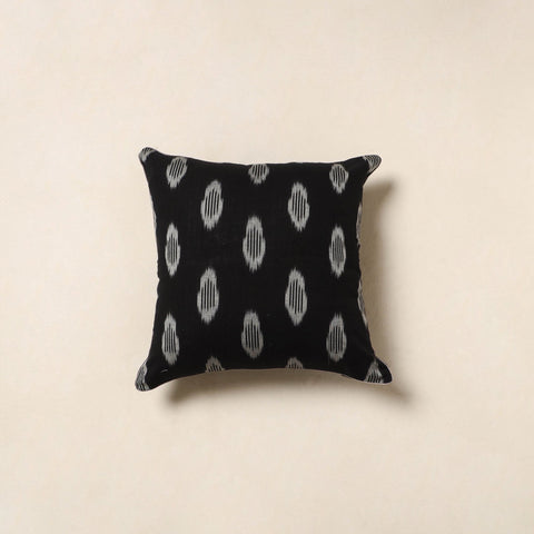 Black - cotton pochampally ikat cushion cover 39