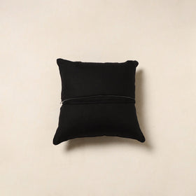 Black - cotton pochampally ikat cushion cover 40