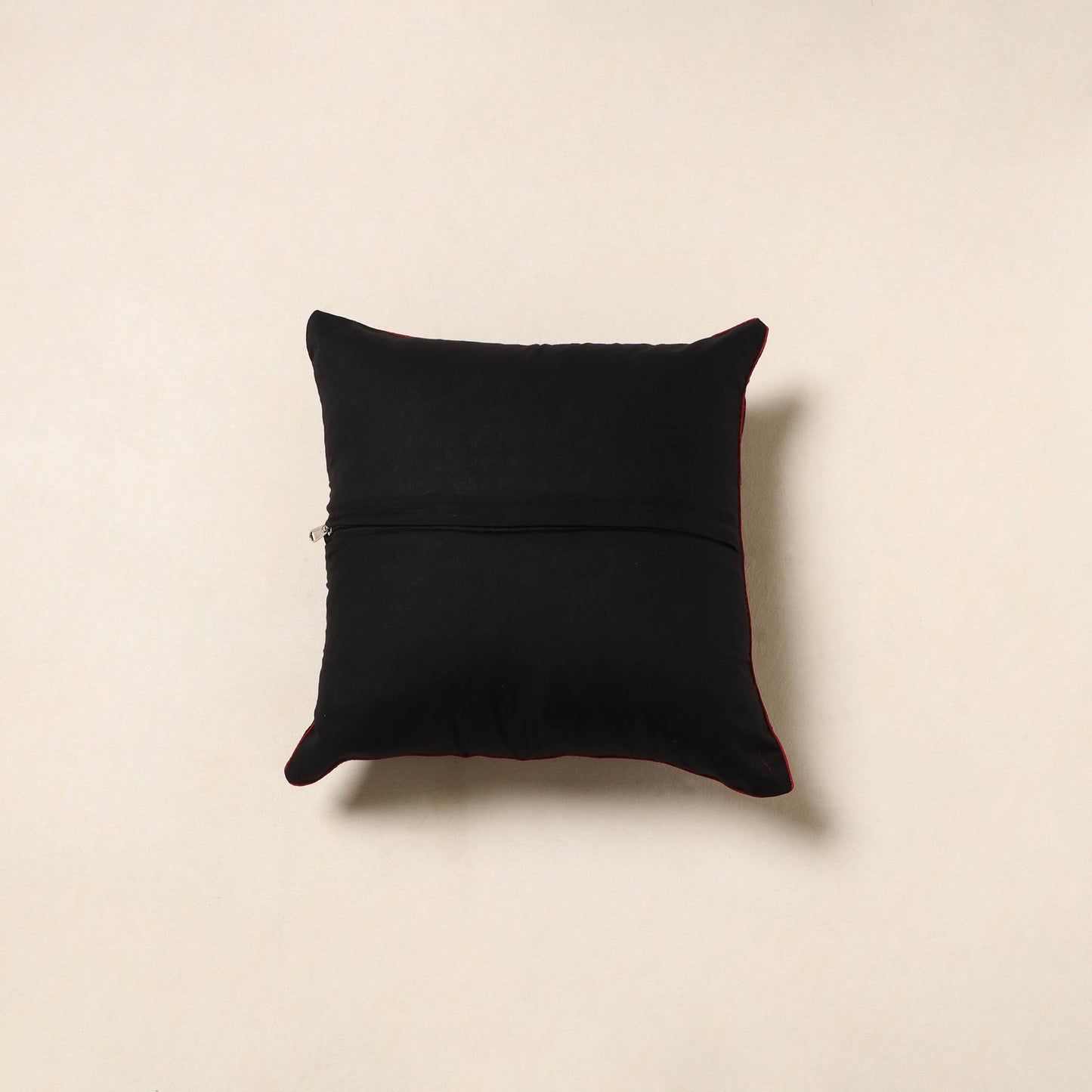 Black - cotton pochampally ikat cushion cover 41