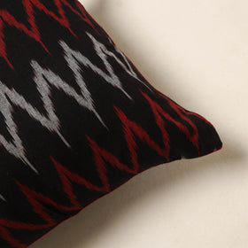 Black - cotton pochampally ikat cushion cover 41