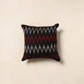 Black - cotton pochampally ikat cushion cover 41