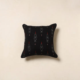 Black - cotton pochampally ikat cushion cover 43